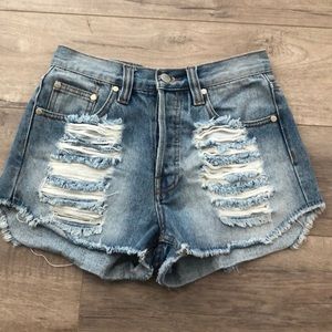 Mink Pink Cut Off Shorts